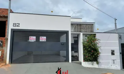 Casa para Venda em Presidente Prudente, RESIDENCIAL BONGIOVANI, 3 dormitórios, 1 suíte, 1 banheiro, 2 vagas