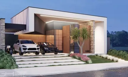 Casa em Condomínio para Venda em Presidente Prudente, CONDOMÍNIO RESIDENCIAL SOLARES, 3 dormitórios, 1 suíte, 3 banheiros, 2 vagas