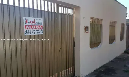 Casa para Venda em Presidente Prudente, BRASIL NOVO, 3 dormitórios, 1 banheiro, 2 vagas