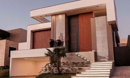 Casa em Condomínio para Venda em Presidente Prudente, CONDOMINIO RESIDENCIAL DAMHA IV, 3 dormitórios, 3 suítes, 4 banheiros, 2 vagas