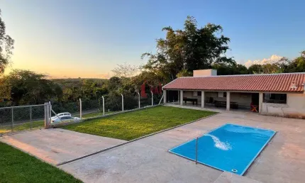 Chácara para venda em presidente prudente, terras de imoplan, 2 dormitórios, 1 banheiro, 6 vagas