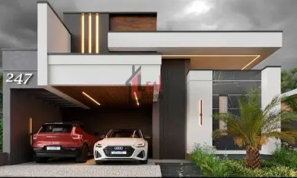 Casa em condomínio para venda em álvares machado, condominio residencial portinari ll, 3 dormitórios, 3 suítes, 4 banheiros, 2 vagas