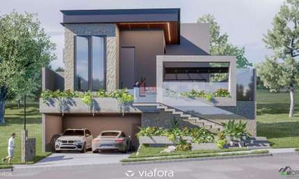 Casa em Condomínio para Venda em Presidente Prudente, Condomínio Damha Belvedere, 3 dormitórios, 3 suítes, 4 banheiros, 2 vagas