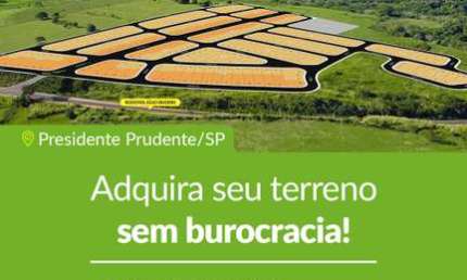 Terreno para venda em presidente prudente, residencial jardim europa