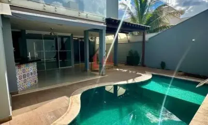 Casa em Condomínio para Locação em Presidente Prudente, Parque Res. Damha, 4 dormitórios, 4 suítes, 6 banheiros, 2 vagas
