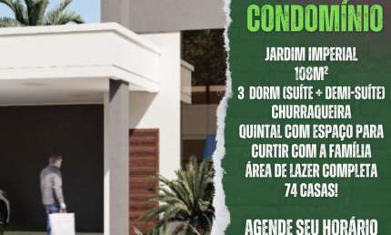 IMP´RIO DA MAA, Lançamento do Decorado neste sábado 08/02. Agende sua visita na Casa Térrea