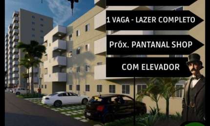 Vendo apartamento próximo ao Centro Político Administrativo com 2 dormitórios na Morada do Ouro, Cuiabá-MT