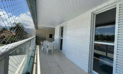 APARTAMENTO 2 DORMITÓRIOS À VENDA EM BERTIOGA COM VISTA PARA O MAR E SERRA