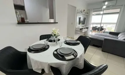 APARTAMENTO À VENDA 2 DORMITÓRIOS COM VISTA PARA O MAR E SERRA EM BERTIOGA/SP