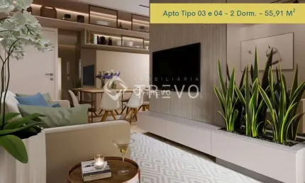 LANÇAMENTO! APARTAMENTO 2 DORMITÓRIOS EM FRENTE A PRAIA EM BERTIOGA/SP