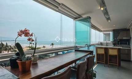 LINDO APARTAMENTO 3 DORMITÓRIOS DE FRENTE PARA A PRAIA À VENDA EM BERTIOGA/SP