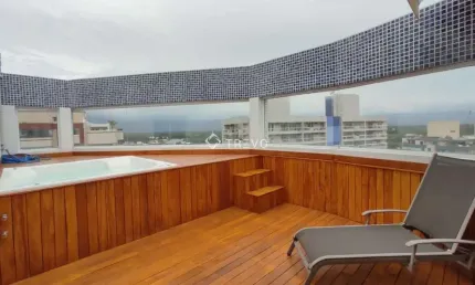 COBERTURA COM VISTA PARA O MAR EM RIVIERA DE SÃO LOURENÇO!