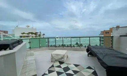 Cobertura Duplex com 6 dormitórios de frente para o mar à venda em Riviera
