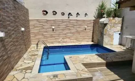 CASA À VENDA 3 DORM, 3 WC, 2 VAGAS, 180 m² POR R$ 750.000,00 EM BERTIOGA/SP