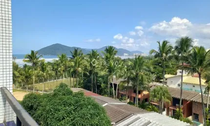 COBERTURA DUPLEX À VENDA, VISTA PARA O MAR, 3 DORM/5 WC/2VAGAS EM BERTIOGA/SP