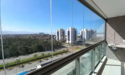 Apartamento locação anual 2 dorm. com vista para o mar e serra em bertioga/sp