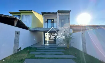 Casa com 3 dormitórios à venda, 119 m² por R$ 679.000 - Barroco (Itaipuaçu) - Maricá/RJ