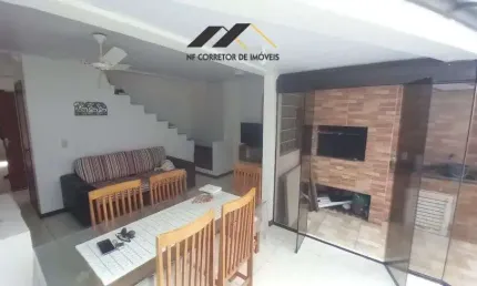 Duplex 90m² - Mobiliado 2 Dorm.(1 Suíte)/ Sac./ Churasq./ Garagem - Ingleses - Florianópolis