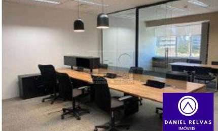 Sala Comercial Mobiliada, 60 m², Para Locação no West Towers, Alphaville