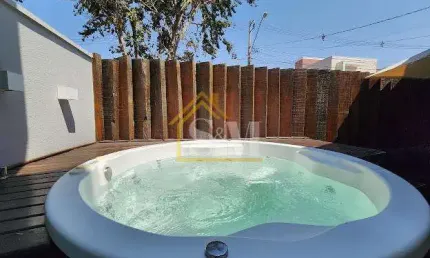 Lindo Sobrado Mobiliado e com Spa/ofurô no Condomínio Residencial Jardim Montreal Residence em Indaiatuba!