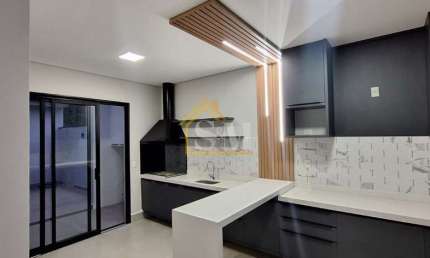 Linda casa no Gran Reserve em Indaiatuba com ar condicionado e parcialmente com planejados.