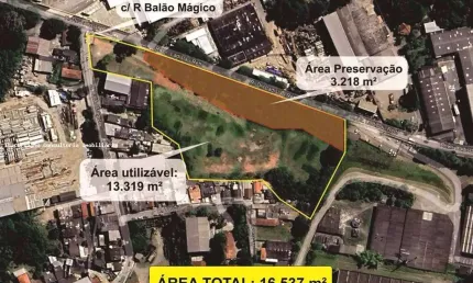 Área industrial para venda em cotia, parque alexandre