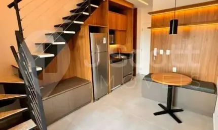 Studio Duplex novo com 29m2 completo para Locação - Be Urban Brookilin