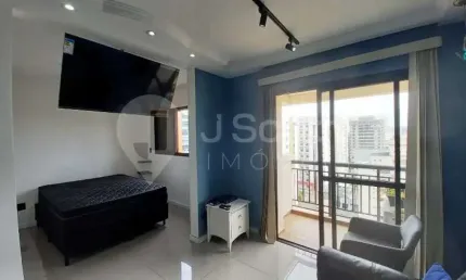 Apartamento com 1 quarto para alugar na Avenida Miruna, 320, Indianópolis, São Paulo