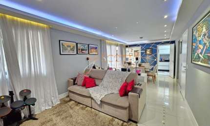 Apartamento de 132m para locação com vista para o Senac Jurubatuba - Varanda Gourmet