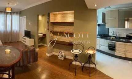 APARATAMENTO VENDA CAMPO BELO - 47 m² 1 dormitório fechado
