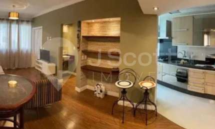 APARATAMENTO VENDA CAMPO BELO - 47 m² 1 dormitório fechado