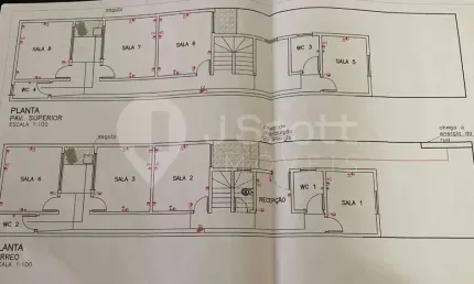 Ótimo sobrado comercial todo reformado - Jardim Marajoara