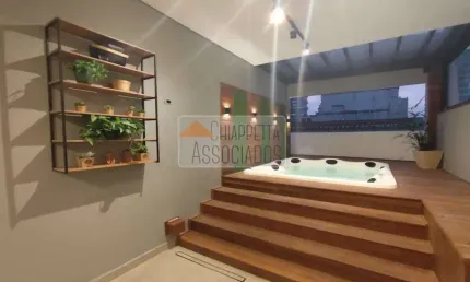 Penthouse com 3 dorms, Pompéia, Santos - R$ 1.85 mi, Cod: 451