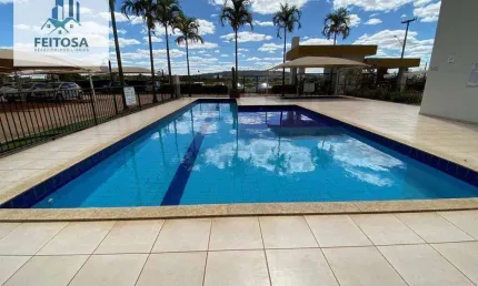 Apartamento com 3 dormitórios para alugar, 66 m² por R$ 2.310,00/mês - Parque Oeste Industrial - Goiânia/GO