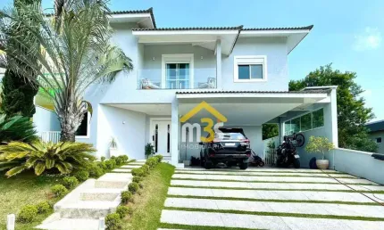 Casa à venda com 560m², 4 suítes e 4 vagas por r$ 2.800.000,00 - cond. reserva santa maria – jandira/sp