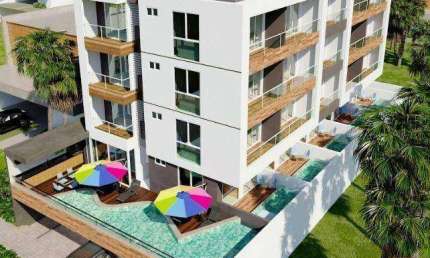 Apartamento com 1 dormitório à venda, 25 m² por R$ 328.000,00 - Porto de Galinha - Ipojuca/PE