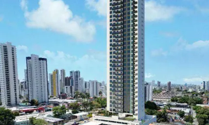 Apartamento com 1 dormitório à venda, 26 m² por R$ 285.000,00 - Madalena - Recife/PE