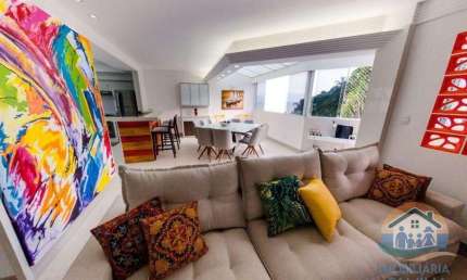 EXCELENTE COBERTURA DUPLEX PÉ NA AREIA LOCALIZADA NO BAIRRO MARTIM DE SÁ EM CARAGUATATUBA-SP!