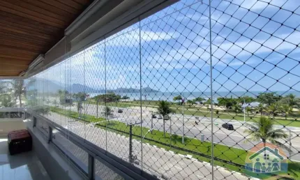 Excelente apartamento frente mar localizado no bairro indaiá em caraguatatuba!