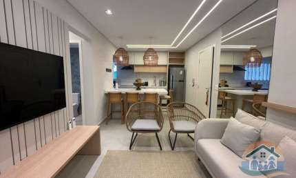 EXCELENTE APARTAMENTO TOTALMENTE MOBILIADO LOCALIZADO NO CONDOMÍNIO COSTA VERDE TABATINGA EM CARAGUATATUBA!