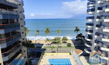 EXCELENTE APARTAMENTO MOBILIADO COM VISTA MAR LOCALIZADO NA ORLA DA PRAIA MARTIM DE SÁ EM CARAGUATATUBA!!