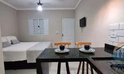 EXCELENTE OPORTUNIDADE DE LOFT MOBILIADO Á 500 METROS DA PRAIA NO BAIRRO MASSAGUAÇU EM CARAGUATATUBA!