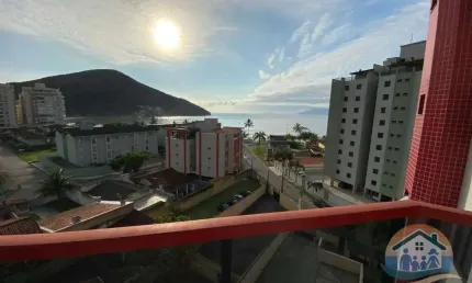 Excelente apartamento com vista para o mar localizado no bairro martim de sá em caraguatatuba!
