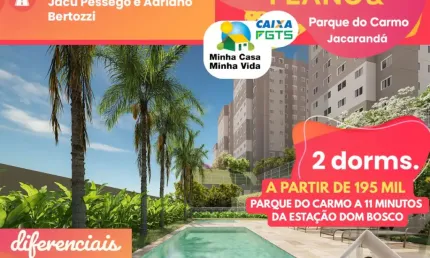 Apartamento com 2dorm. próximo a estação dom bosco-itaquera