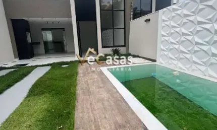 CASA ALTO PADR&#195;O OURO VERDE Com PISCINA E AMPLO QUINTAL