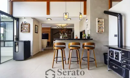 Casa em condomínio fechado com 3 quartos à venda na rua miguel piekarski, 73, boa vista, curitiba, 200 m2 por r$ 1.090.000