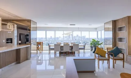 Apartamento com 3 suítes, andar alto e 3 vagas no setor marista