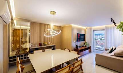 Apartamento mobiliado de 3 quartos ao lado do Shopping Cerrado