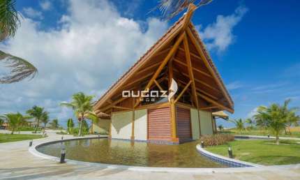 Lote com 375 m², excelente localização,  em condomínio fechado na Praia de Jacum