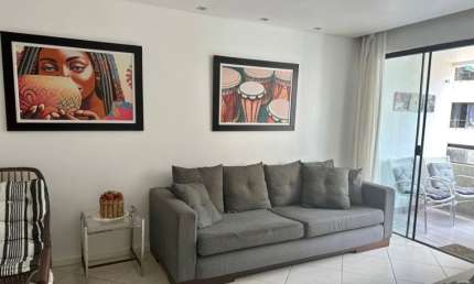 Apartamento com 4 Quartos, Mobiliado para Alugar, 197 m² por R$ 3.921/Mês